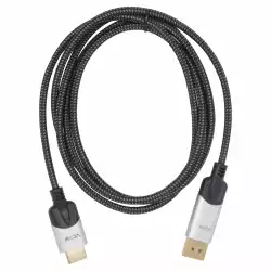 VCom Кабел Display Port M / HDMI M - 4K 60Hz - CG608M-1.8m                          