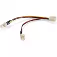 VCom Кабел Fan Y-Splitter 3pin-2x3pin 30cm - CE315-0.3m