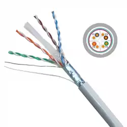 VCom Кабел FTP cable 4Pair Cat6 23AWG 305m - NC624-305