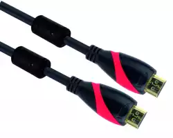 VCom Кабел HDMI M / M Ultra HD 4k2k Gold +2 Ferrite v1.4 ethernet 3D - CG525D-5m                          