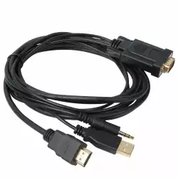 VCom кабел HDMI M / VGA M - CG598A-1.8m                          