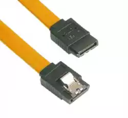 VCom Кабел SATA Cable W/Lock - CH302-Y 0.45m                          