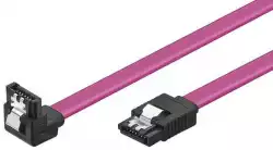 VCom Кабел SATA Cable W/Lock Right Angle - CH302R-0.45m                          