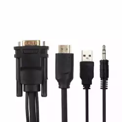VCom кабел VGA M / HDMI M - CG493A-1.8m