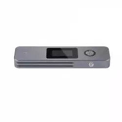 VCom външна кутия за диск Storage - Case - M.2 NVMe/SATA M/B key - USB-C/A Gen.2 10Gbps, Fingerprint Encryption - CU855SN-F