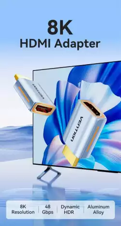 Vention Адаптер Adapter HDMI M / HDMI F - AIVH0                          