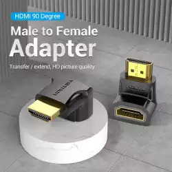 Vention Адаптер Adapter HDMI Right Angle 90 Degree M/F - AIOB0                          