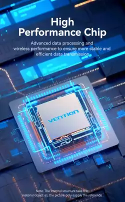 Vention безжичен адаптер WiFi USB adapter, Black - KDRB0