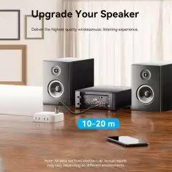 Vention блутут за кола за разговори и музика Car Bluetooth 5.4 audio receiver USB, 3.5mm jack - NAIHG