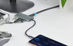Vention докинг станция Docking Station Type-C - TOOHB - HDMI x 1, USB3.0 x 3, SD/TF