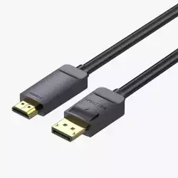 Vention кабел Cable DisplayPort to HDMI 3.0m - 4K, Gold Plated - HFOBI                          