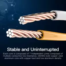 Vention Кабел LAN UTP Cat5e Patch Cable - 5M Blue - VAP-A10-S500