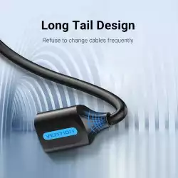 Vention Кабел USB 3.0  Extension AM / AF - 5.0M Black - CBHBJ