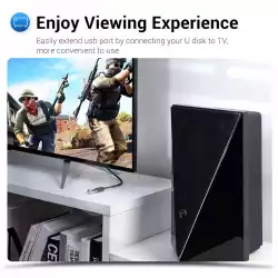 Vention Кабел USB 3.0  Extension AM / AF - 5.0M Black - CBHBJ