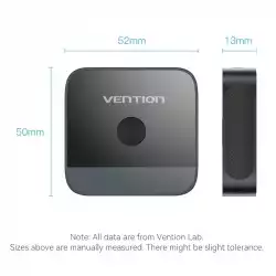 Vention Разклонител превключвател HDMI 2.0 Switcher/Splitter 2-Port Bi-Direction 4K Black - AKOB0