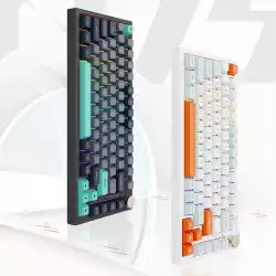 VGN безжична геймърска механична клавиатура Wireless Gaming Mechanical Keyboard - N75 PRO Caribbean Blue - Kailh Vaporwave Switches, RGB
