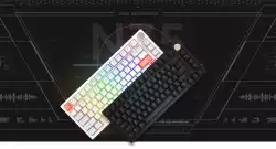 VGN безжична геймърска механична клавиатура Wireless Gaming Mechanical Keyboard - N75 PRO Caribbean Blue - Kailh Vaporwave Switches, RGB