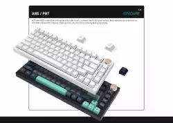 VGN безжична геймърска механична клавиатура Wireless Gaming Mechanical Keyboard - N75 PRO Caribbean Blue - Kailh Vaporwave Switches, RGB