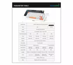 VGN безжична геймърска механична клавиатура Wireless Gaming Mechanical Keyboard - N75 PRO Caribbean Blue - Kailh Vaporwave Switches, RGB