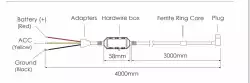 VIOFO Монтажен комплект Hardwire Kit - HK3 Mini USB - Low Voltage Battery Protection