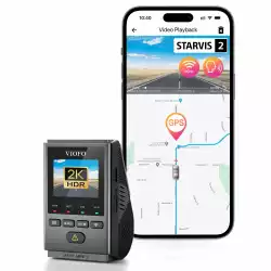 VIOFO Видеорегистратор Dash Cam A119 MINI 2 - GPS Module, 2K HDR, 60 FPS,  Sony STARVIS 2