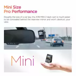 VIOFO Видеорегистратор Dash Cam A119 MINI 2 - GPS Module, 2K HDR, 60 FPS,  Sony STARVIS 2