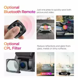 VIOFO Видеорегистратор Dash Cam A119 MINI 2 - GPS Module, 2K HDR, 60 FPS,  Sony STARVIS 2