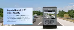 VIOFO Видеорегистратор Dash Cam A119 V3-G - GPS Module, Quad HD+, HDR, Sony STARVIS