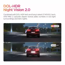 VIOFO Видеорегистратор Dash Cam A119 MINI 2 - GPS Module, 2K HDR, 60 FPS,  Sony STARVIS 2