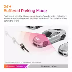 VIOFO Видеорегистратор Dash Cam A119 MINI 2 - GPS Module, 2K HDR, 60 FPS,  Sony STARVIS 2