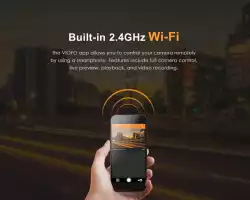 VIOFO Видеорегистратор Dash Cam A129 Plus - GPS, Sony STARVIS, 60 FPS