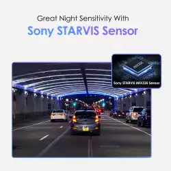 VIOFO Видеорегистратор Dash Cam A129 Plus - GPS, Sony STARVIS, 60 FPS