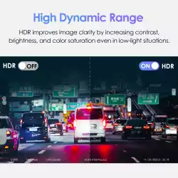 VIOFO Видеорегистратор Dash Cam A129 Plus - GPS, Sony STARVIS, 60 FPS