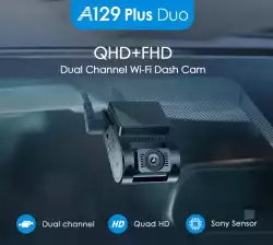 VIOFO Видеорегистратор Dash Cam A129 Plus DUO - GPS, Rear Cam included