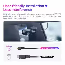 VIOFO Видеорегистратор Dash Cam A139 PRO 2 Channel - 4K UHD, Sony STARVIS 2, GPS