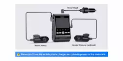 VIOFO Видеорегистратор Dash Cam A229 Plus 2 Channel - 2K, HDR, Sony STARVIS 2, GPS