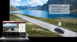 VIOFO Видеорегистратор Dash Cam A329S 3 Channel - 4K, HDR, Triple Sony STARVIS 2, GPS, Bluetooth, FOV Fisheye Cabin