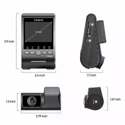 VIOFO Видеорегистратор Dash Cam A329S 2 Channel - 4K, HDR, Dual Sony STARVIS 2, GPS, Bluetooth, Wi-Fi 6