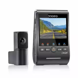 VIOFO Видеорегистратор Dash Cam A329S 2 Channel - 4K, HDR, Dual Sony STARVIS 2, GPS, Bluetooth, Wi-Fi 6