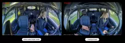 VIOFO Видеорегистратор Dash Cam A329S 3 Channel - 4K, HDR, Triple Sony STARVIS 2, GPS, Bluetooth, FOV Fisheye Cabin