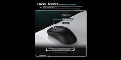 VXE професионална геймърска мишка Wireless Gaming Mouse Dragonfly R1 1K - Huano Ice Berry Pink Dot Switches, Black