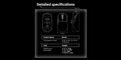 VXE професионална геймърска мишка Wireless Gaming Mouse Dragonfly R1 Pro Max 1K (4K compatible) - Kailh White Blade Switches, Purple