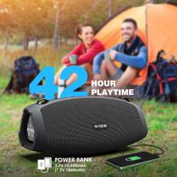 W-King Блутут мобилна колонка Bluetooth Speaker - X10 Black- 70W