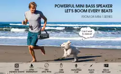 W-King Блутут мобилна колонка Bluetooth Speaker - D8 Mini Black - 30W