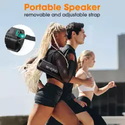 W-King Блутут мобилна колонка Bluetooth Speaker - D8 Mini Black - 30W