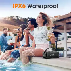 W-King Блутут мобилна колонка Bluetooth Speaker - D8 Mini Black - 30W