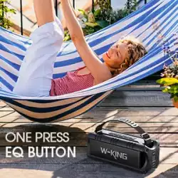 W-King Блутут мобилна колонка Bluetooth Speaker - D8 Mini Black - 30W