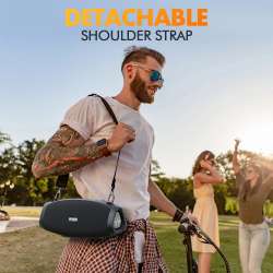 W-King Блутут мобилна колонка Bluetooth Speaker - X10 Black- 70W