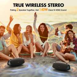 W-King Блутут мобилна колонка Bluetooth Speaker - X10 Black- 70W