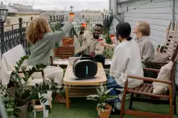 W-King Блутут мобилна колонка Bluetooth Speaker - T8 Black - 30W, Deep Bass